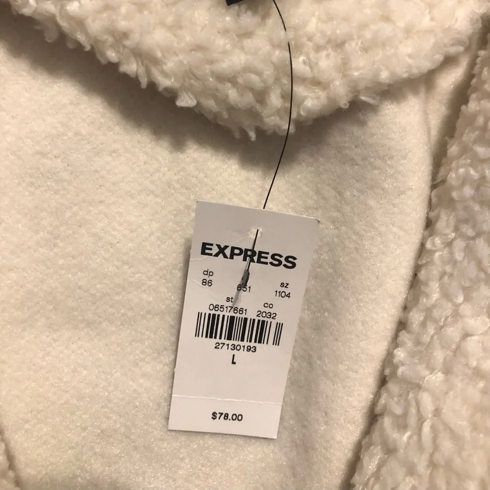 NWT Express Sherpa jacket - Picture 3 of 10